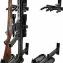 Rush Creek Creations Adjustable Metal 2-Gun Wall Rack Wall Mounted Rifle & Shotgun Storage Organizer