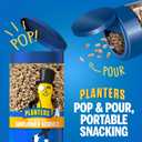 PLANTERS Pop & Pour Dry Roasted Sunflower Seeds to Eat, Road Trip Snack, Plant-Based Protein, Snacks for Adults, After School Snacks for Kids, Bulk Nuts, Kosher, 5.85oz Jar (4 Count)