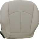 Priprilod Beige Perforated Leather Driver Side Bottom Replacement Seat Cover Compatible with Compatible with Mercedes Benz E280 E300 E320 E350 E500 E550 2003 2004 2005 2006 2007 2008 2009