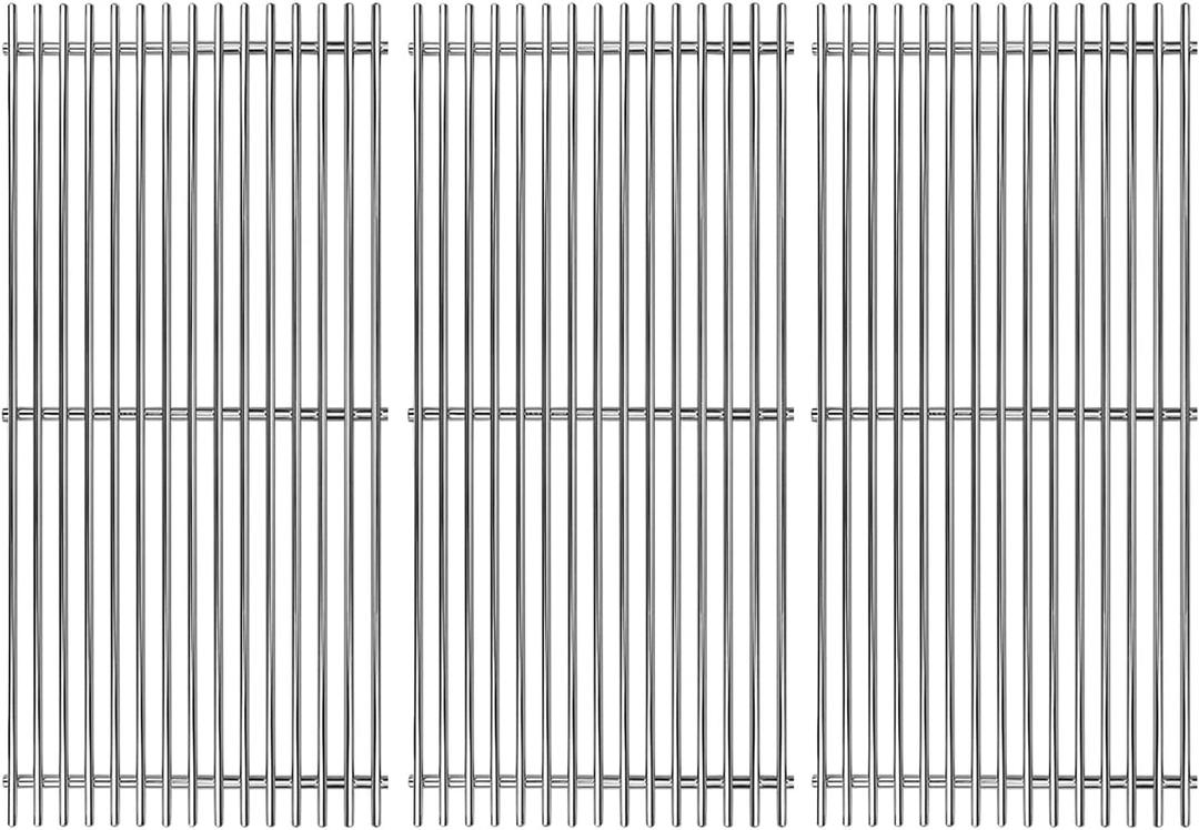 SF6089 (3-Pack) 18.7" SUS304 Cooking Grates for Weber Genesis II 400 and Genesis II LX 400, Genesis II/LX E410 E415 E435 E440 S410 S415 S435 S440 Series Grills, Replaces for Weber 66089
