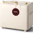 Neretva 2.2LB 15-in-1 Bread Machine with Dual Heater and Auto Nut Dispenser