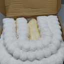 CHEERPALS Cat Window Perch for Indoor Cats Hammock for Window with Reversible Cushion, Foldable Cat Window Bed for Large Cats and Kittens(White,Medium)