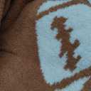 Cozy Football Pattern Blanket Perfect Lightweight Bedding for Adults, Soft, Warm, and Plush Rugby Sports Blanket Great for Bed Sofa, Dark Brown, 50"x60"