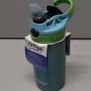 Contigo Kids Stainless Steel Water Bottle with Redesigned AUTOSPOUT Straw, 13oz, Green and Blue, Easy Clean, BPA Free (Ocean)