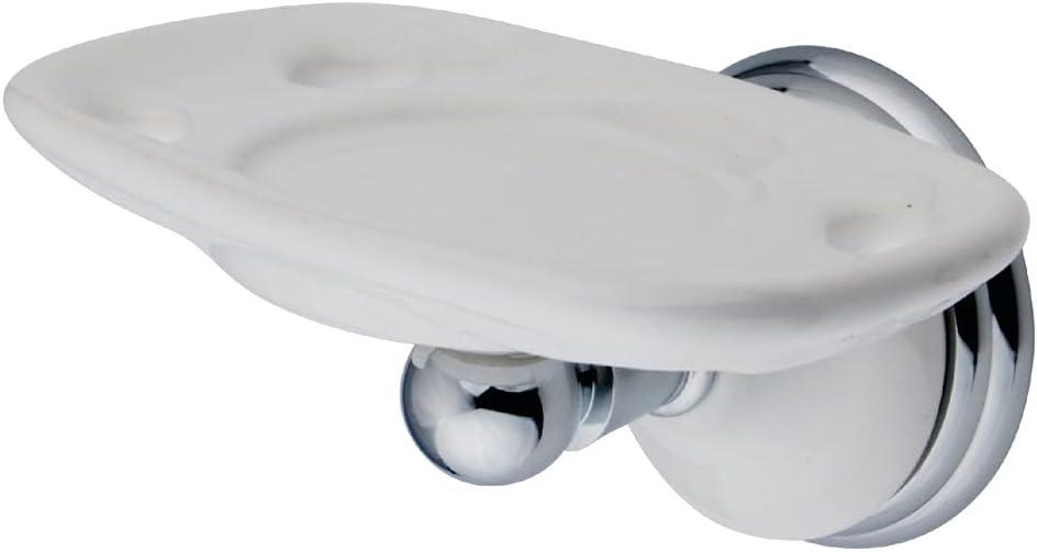 Kingston Brass BA1116C Victorian Toothbrush and Tumbler Holder, Polished Chrome,5-1/4-Inch Length, 2-5/8-Inch Wall Clearance