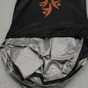 EcoNour Truck Windshield Sun Shade with Storage Pouch | Reflective 240T Material Sun Shield for UV & Heat Protection | Foldable Windshield Cover | Must-Have Truck Accessories | X-Large (69"x35")