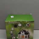 Solar Bird Feeders House Outside Hanging Metal Wild Bird Feeder Outdoors Large Cardinal Bird Feeder Birdhouses Squirrel Proof White