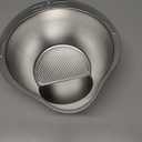 Rice Washer Strainer Bowl - 4-in-1 Washing Bowl for Quinoa, Stainless Steel Rinser With Side Drainers Small Colander for Cleaning Fruits, Vegetables, and Beans - Versatile Kitchen Tool