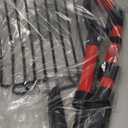 COSITA Pitch Fork for Garden, Wide Pitchfork with 10 Metal Tines, Heavy Duty Garden Fork with Fiberglass Handle 44-Inches, Chicken Coop Pitchforks for Manure, Mulching, Composting, Red