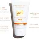 Hampton Sun SPF 45 Wrinkle Control Face Cream | Daily Moisturizer + Sunscreen | Plumps, Hydrates, Brightens with Hyaluronic Acid + Organic Cucumber Extract | Broad Spectrum | Glowy, Dewy Finish