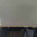 DJ Facade Booth Table 41" x 43"x 20"-Portable with Black&White Lighting Scrims Flat DJ Booth Panel-Black Metal Frame with 2 Extra Wheels for Show, Party (Black)