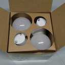 GU24 LED Llight Bulb, 3000K Warm White, 9W(100W Equivalent), 800 Lumens, A19 Shape GU24 LED Bulbs, Twist and Lock GU24 Pin Base with Two Prongs, Non-Dimmable(4-Pack)