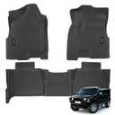 NQOQN Custom Fit Floor Mats for 2018-2026 VW Atlas 6 Seats/Captain Seat