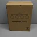 4-Light Bathroom Light Fixtures, Black and Gold Bathroom Lights Over Mirror with Clear Glass Globe Shade, Vanity Lights for Bathroom Kitchen Living Room Hallway Cabinet Bedroom Porch