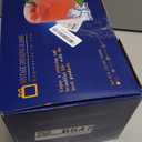 Vintage Glassware Drinking Glasses Set of 6,15 oz Hobnail Glass Cups,Embossed Blue Water Tumbler,for Beer,Cocktail,Whiskey,Juice and Various Mixed Drinks- 1 Cleaning Brush