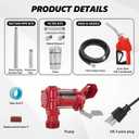 110V AC 15 GPM Fuel Transfer Pump Kit