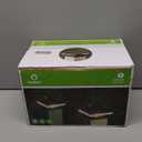 Solar Post Cap Lights 6 Pack, Fence Post Solar Lights, Warm White/Cool White Lighting, Black Waterproof Outdoor Post Lights for Garden Patio Porch, 4x4, 5x5 or 6x6 Vinyl/Wooden Posts