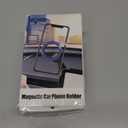 Tesla Model Y/Model 3 Accessories Phone Mount for MagSafe, Car Phone Holder Mount for Tesla 3/Y/S/XStrongest Magnet Power Fits All Phones - with Magnetic Ring (Black Magnetic Regular Model)