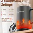 Supsonic - 16oz Self Heating Coffee Mug, Smart Heated Coffee Mug Faster Direct-Contact Heating Up to 149°F, Coffee Mug Warmer Set with Auto Shut-Off - Gifts for Men Women | S2
