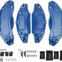 Caliper Trim Bright Color Front and Rear Brake Caliper Cover for 19 20 Inch Y Model Wheels Hub (Blue)