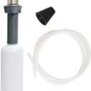 Danco Soap Dispenser with Curved Nozzle, 1 Pack, Brushed Nickel (10040)