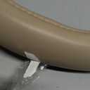 Skechers Memory Foam Steering Wheel Cover, Grade Protein Leather Steering Wheel Cover, Universal Fit 14" 1/2-15" Car Steering Wheel for Men Women Fit Suvs, Vans, Sedans, Car, Trucks,  Beige