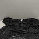 Sexy Elegant Lace Beach Cover Up for Women, Bathing Suit Cover Up, V-Neck Swimsuit Coverup for Poolside, Seaside and Party (Black), One Size