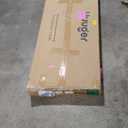 Huuger L Shaped Office Desk with Power Outlets, 55 Inch Computer Desk with 3 Drawers, Shelves, Reverisble for Gaming Corner Work Home Office Study, Rustic Brown