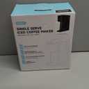 Tastyle Mini Hot and Iced Coffee Maker Single Serve, for K Cup and Ground, 6 to 14 Oz Brew Sizes, with Recipe Book, for Home, Travel, RV, Office and Dorm, Classic Black (2.0 Version)