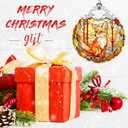 Touber Fox Christmas Ornaments for Tree - Holiday Decor