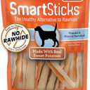 SmartBones SmartSticks, Treat Your Dog to a Rawhide-Free Chew Made With Real Meat and Vegetables (8.4 Ounce (Pack of 3))