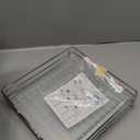 Pull Out Cabinet Organizer for Spices, Cans - Heavy Duty Pull Out Spice Rack- Cabinet Pull Out Shelf for Cans, Dishes, Etc, 10"W x 10"D x 2-1/8 H, Chrome