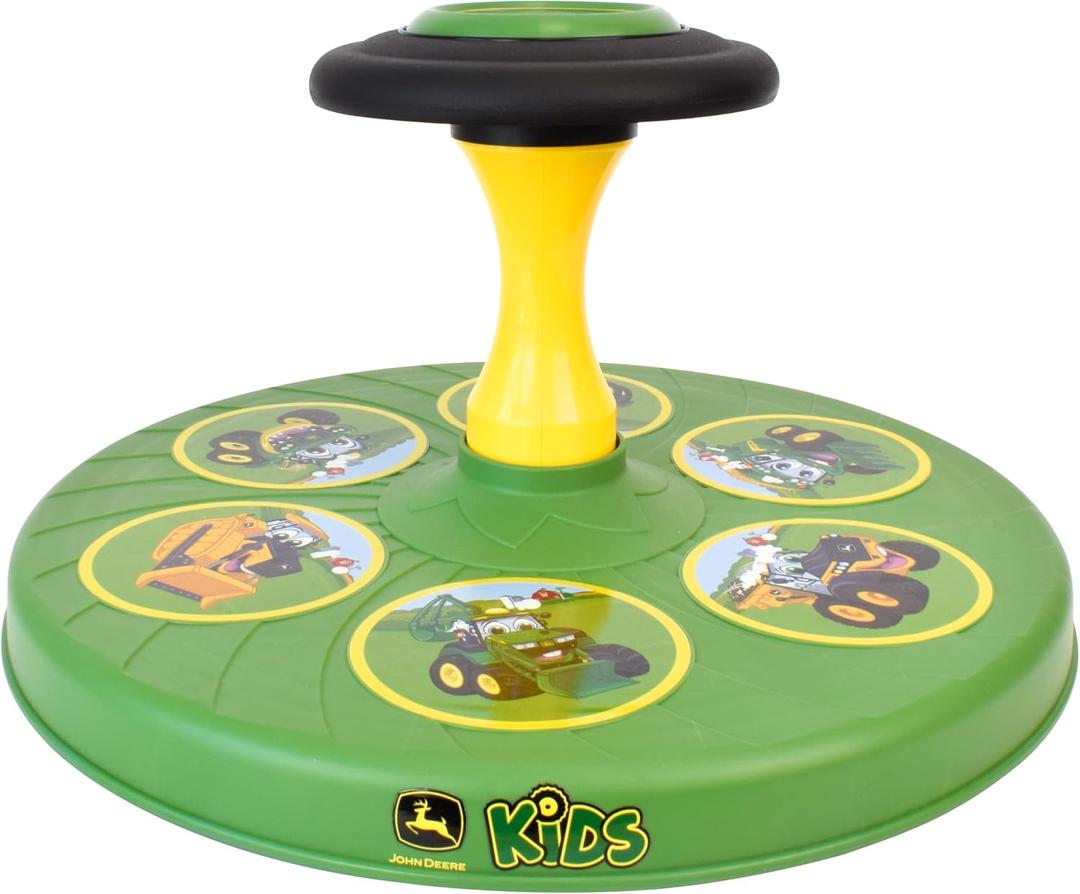 John Deere Twist-N-Twirl Spinning Activity Toy for Toddlers - Balance and Coordination Ages 18 Months+, standard