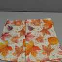 Softalker Fall Table Runner 13 x 120 Inch, Printed Thanksgiving Maple Leaf Linen Runners, Seasonal Autumn Holiday Table Decorations for Kitchen, Dining, Party Decor