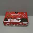 Max Fun 12Pcs Christmas Glasses Glitter Holiday Party Glasses Frames Christmas Decoration Accessories Costume Eyeglasses for Christmas Parties Holiday Favors (One Size Fits All)