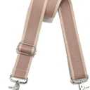 Wide Purse Strap Adjustable Replacement Crossbody Bag Strap Silver Hardware Shoulder Straps (Silver Hardware-color Block-815)