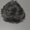 Sallcks Mens Short Grey Wig Natural Layered Costume Halloween Wigs for Male Guys