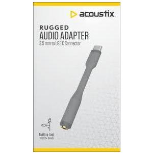 Acoustix Rugged Audio adapter 3.5 mm to USB-C connector
