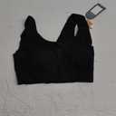 Bali Women's X1J3 Comfort Revolution Microfiber Crop Bra - 2 Pack (Black) Small