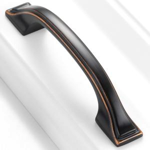 10 Pack Oil Rubbed Bronze Cabinet Pulls 3 Inch Brushed Bronze Cabinet Handles Bronze Hardware for Kitchen Cabinets 8222 Drawers Bedroom Dresser Bathroom Vanity Cupboard