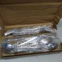 Silverware Set, Stainless Steel Flatware, Dishwasher Safe, Service for 4, 20-Piece Forks and Spoons, Round Edge, Everyday Use