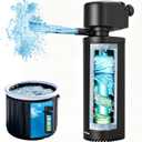 500 GPH Ice Bath Tub Filter for 100-1000 Gal Small Swimming Inflatable Pool & Cold Plunge Filter Tub, Pool Filter with U-V Sanitation Green Cleaning Machine,Powerful Pump for Saltwater Crystal Clear