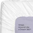 Utopia Bedding Queen Fitted Sheet - Bottom Sheet - Deep Pocket - Soft Microfiber - Shrinkage and Fade Resistant - Easy Care -1 Fitted Sheet Only (White)