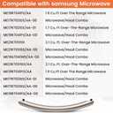 ME19R7041FS ME17R7021ES for Samsung Microwave Handle, DE94-04309A DE94-04309B Handle(See Figure 4 for Specific Models), Contains 2 Screws, Rose Gold