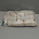 Womens Shacket Jacket Oversized Plaid Flannel Button Down Shirt Jackets Long Sleeve Coats Size Large