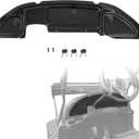 Dashboard Cover W/Locking Box Compatible with 2004-2008.5 Club Car Precedent Golf Cart Plastic ABS Dash Cover Assembly (Gloss Black)