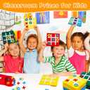 AugToy 24PCS Tic Tac Toe Strategic Board Game for Kids Birthday Party Favors Bulk for Kids 4-8 8-12 Goodie Treat Bag Stuffers Classroom Treasure Chest Box Toys Carnival Prizes Travel Games