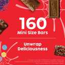 7 x Butterfinger, CRUNCH Baby Ruth, Nerds, SweetTarts, Minis, Fun Size Assorted Candy, Bulk 160 Count Variety Pack, 44.8 oz