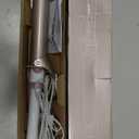 Conair Double Ceramic 1 ½-Inch Long Barrel Curling Iron, 1 ½-Inch Barrel Creates Soft Waves, Hair Waver for Use on Medium & Long Hair, White/ Rose Gold