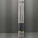 Weatherproof Outdoor Retractable Dog Gate for Deck with No Rust Stainless Steel Screws and Rods, 55" Wide Waterproof Retractable Baby Gates for Doorways, Safety Mesh Outdoor Dog Gate for Pet, Gray